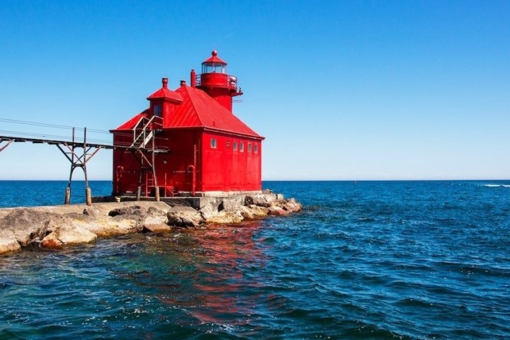 a large body of water