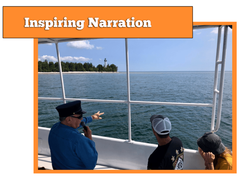 a group of people in a boat on a body of water