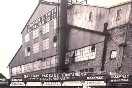 a sign on the side of a building