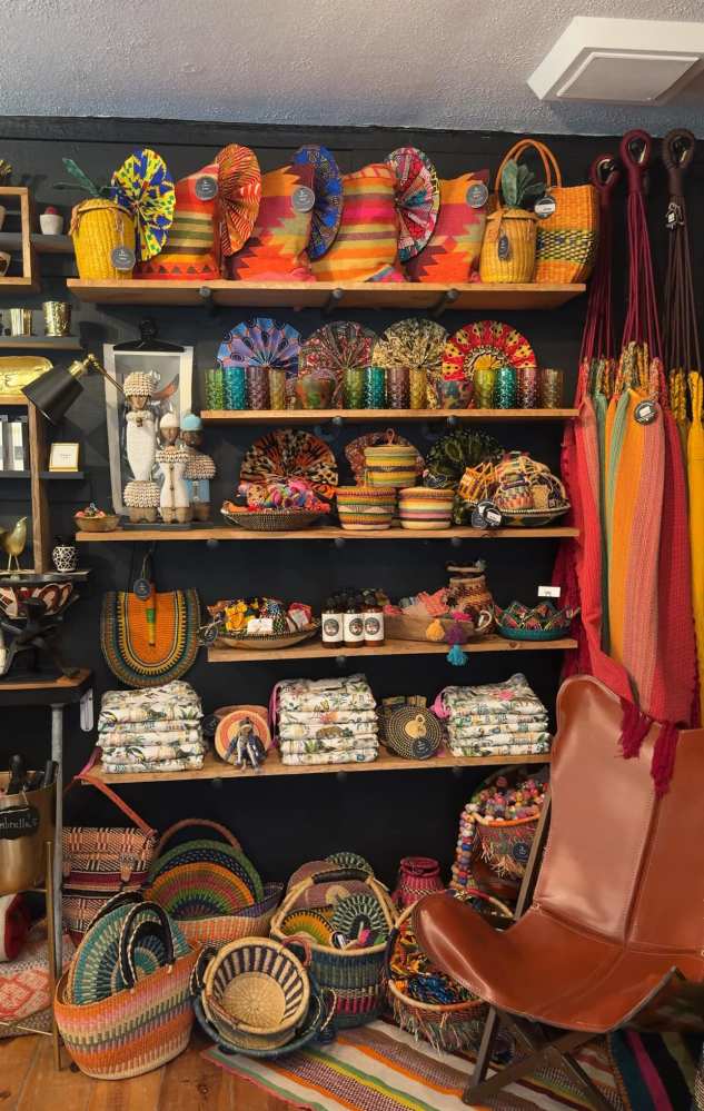 a bunch of items that are on display in a store