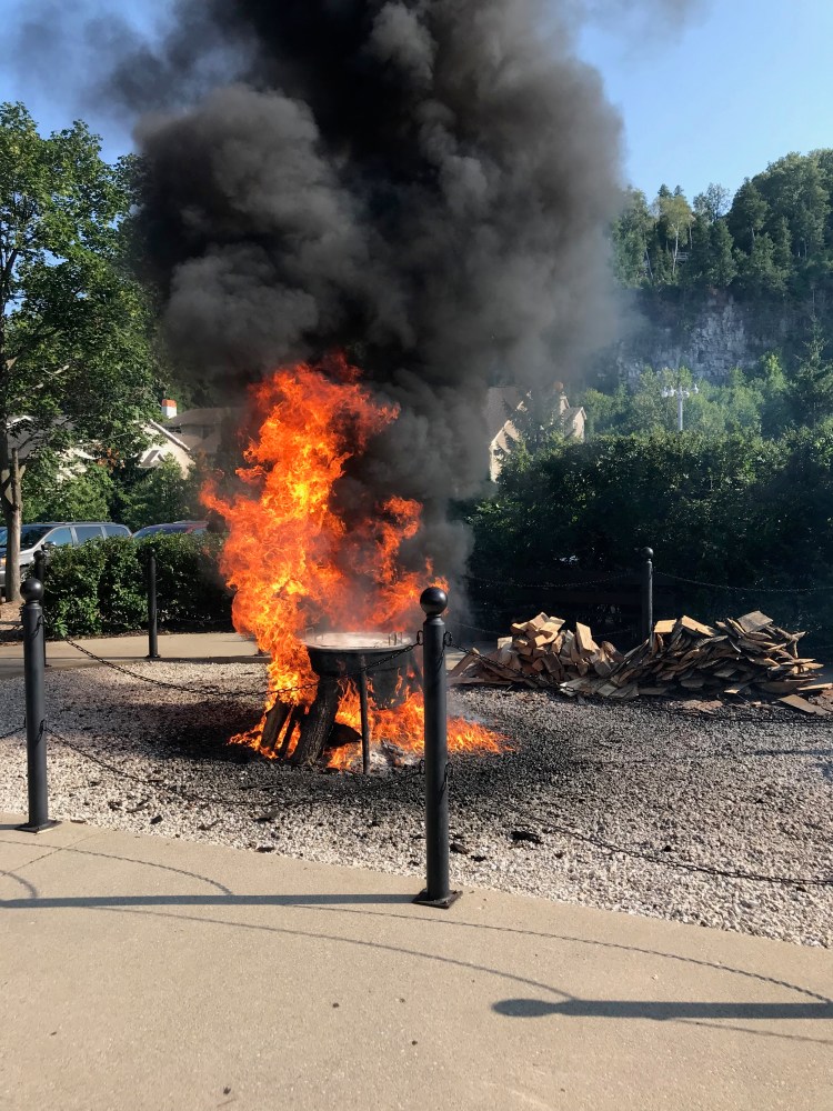 a fish boil at boil over 